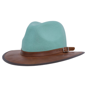 The Town & Country - Rugged Oiled Leather - Turquoise