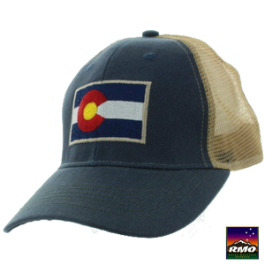 Colorado Flag Patch Trucker Hat - RMOHATS
