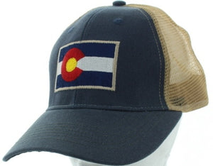 Colorado Flag Patch Trucker Hat - RMOHATS