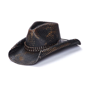 The Leadville - Black Western Cowboy Hat - One Size Adjustable