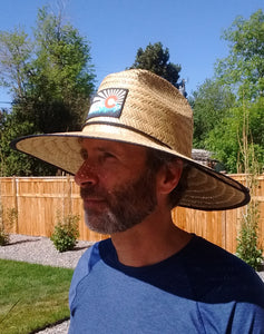 Wide Brim Colorado Sky Sun Protection Hat - One Size fits Most – RMO HATS  /