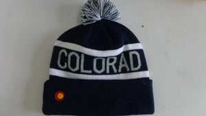 Colorado Flag Winter Beanie Stocking Hat - RMOHATS