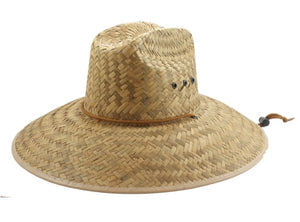 Lifeguard Shade Hat - Wide Brim Palm Leaf - Waterproof Finish - RMOHATS